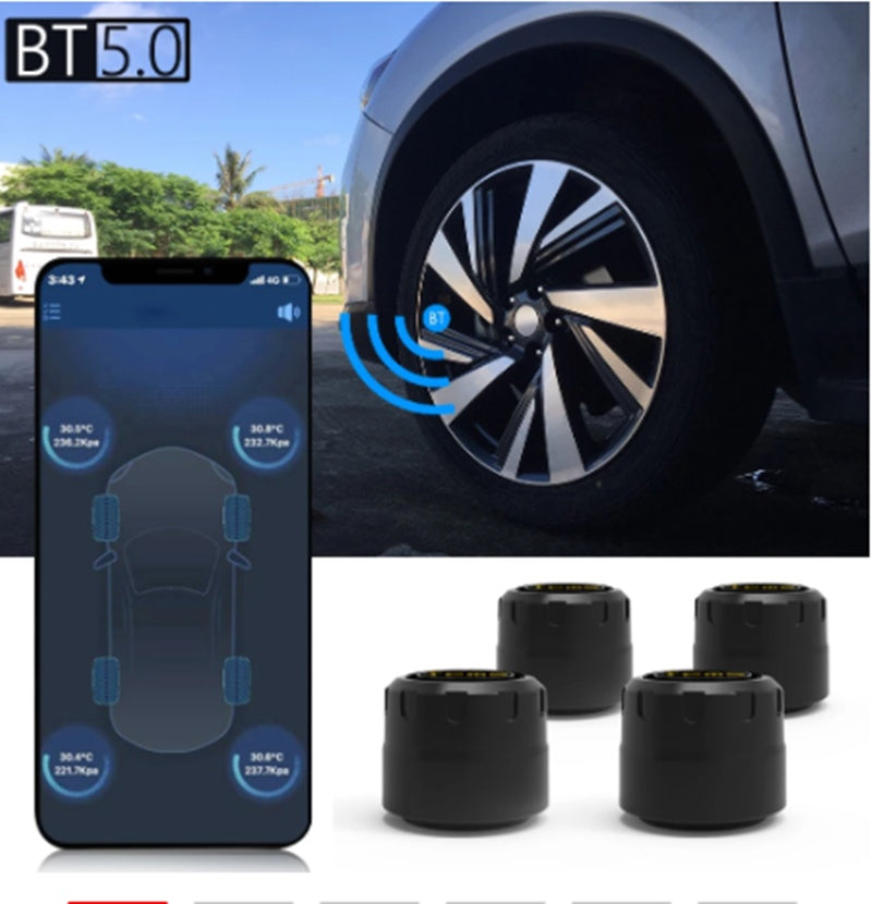 Wireless Car TPMS Pressure Monitor-4