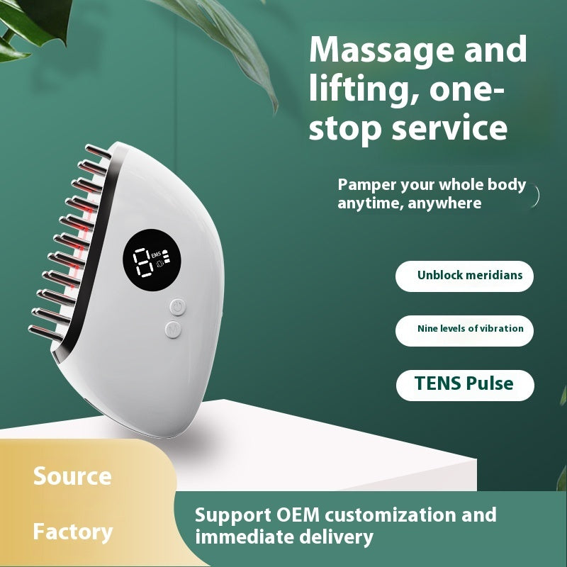 Electric Gua Sha Head Meridian Massager-5