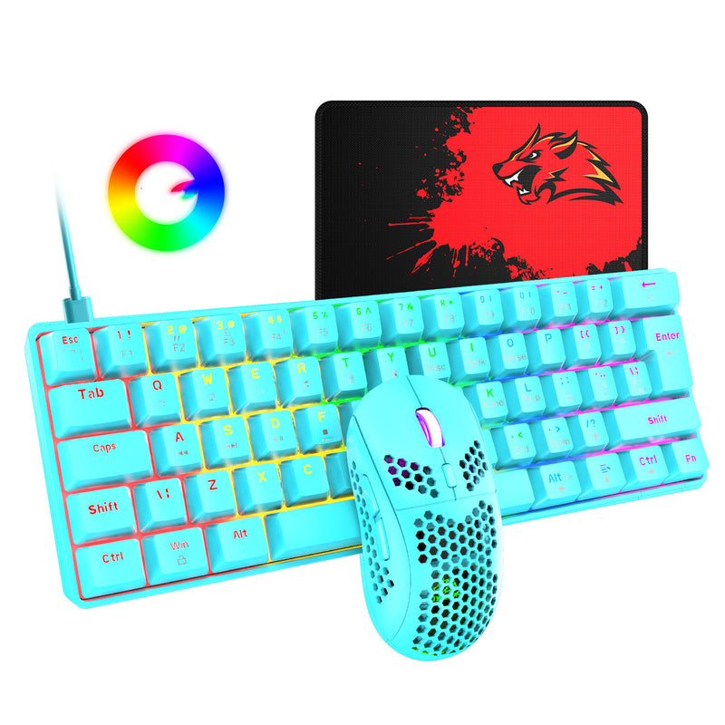RGB Gaming Keyboard & Mouse Set for PC/Tablet-4