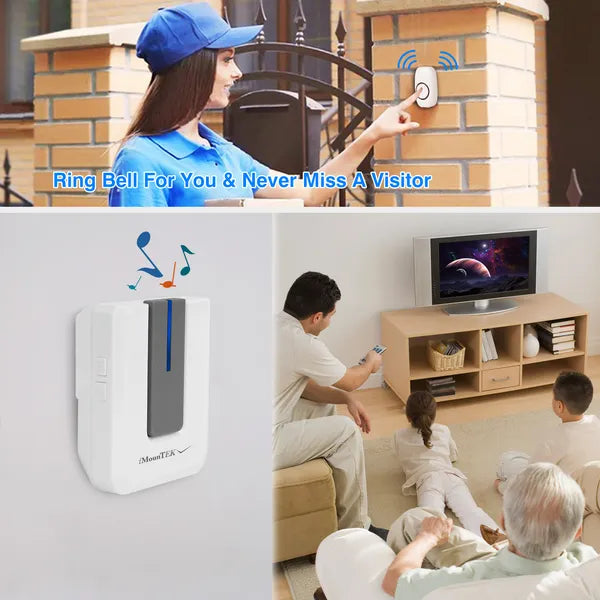 1000FT Wireless Door Chime (IP44 Waterproof)-3