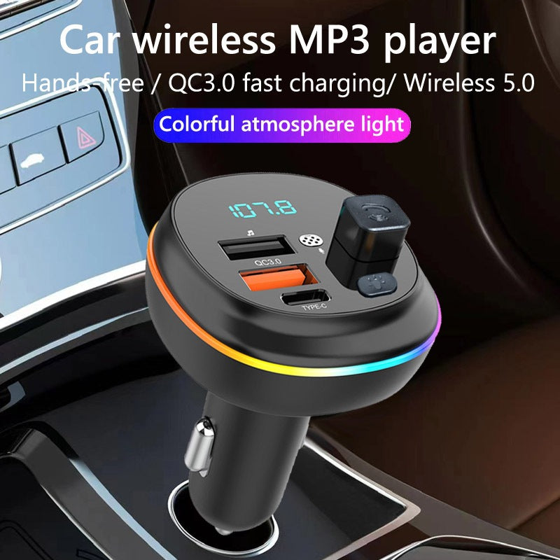 Car FM Transmitter Car Bluetooth-2